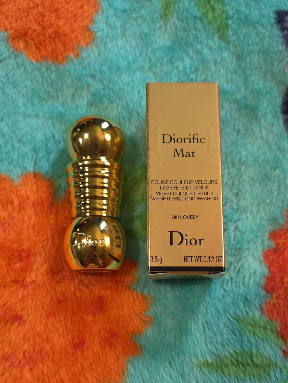Dior Diorific Mat Velvet Colour Lipstick 780 Lovely - Deep Mauve Pink NIB